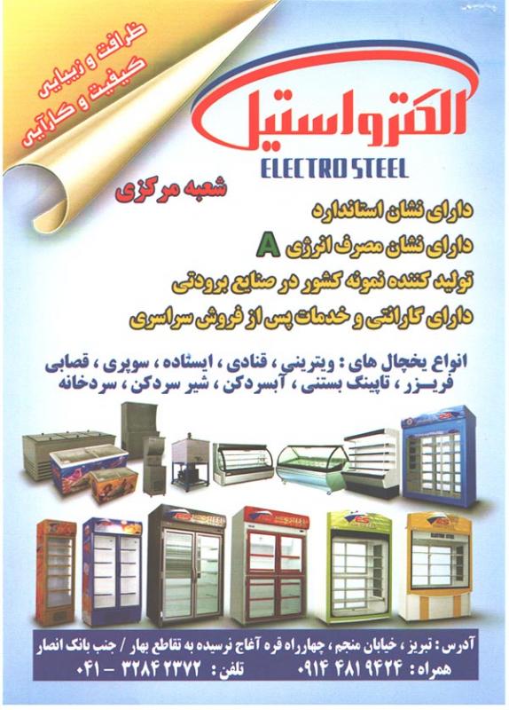 الکترو استیل  شعبه مرکزی